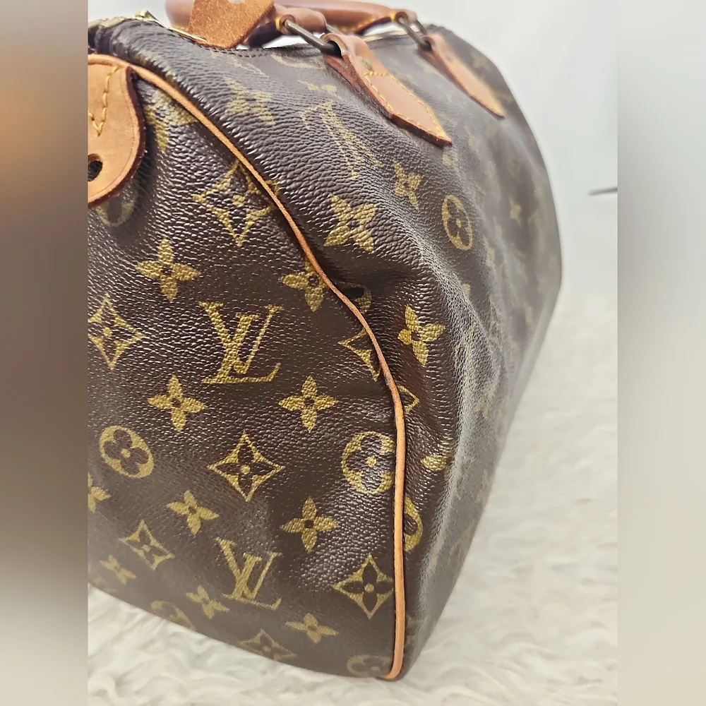 Louis Vuitton Speedy 30 Monogram Brown Handbag - Picture 6 of 16